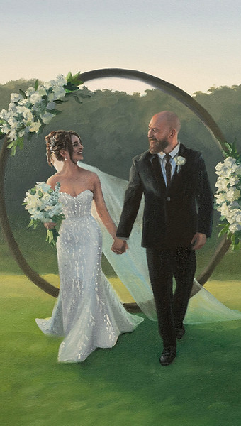 Live Wedding Painting video thumbnail