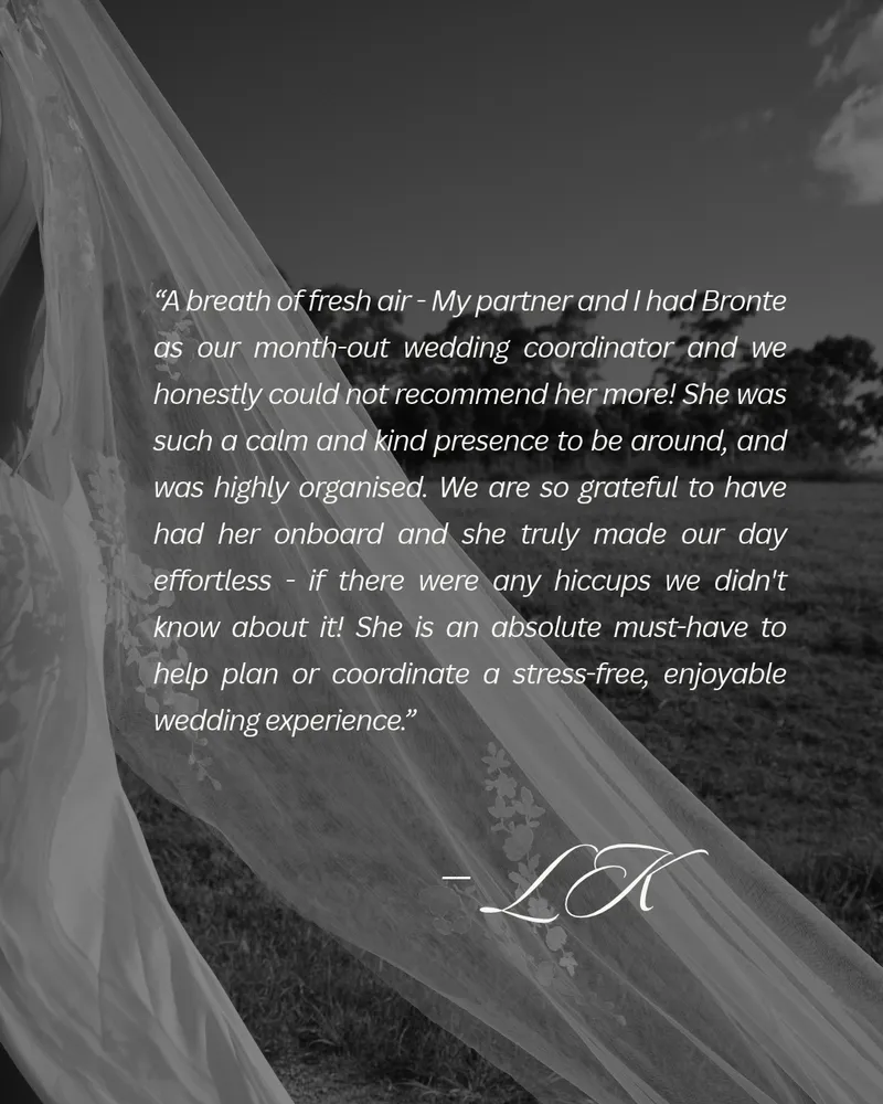 Bronte Ellaine Weddings, photograph 3 of 7