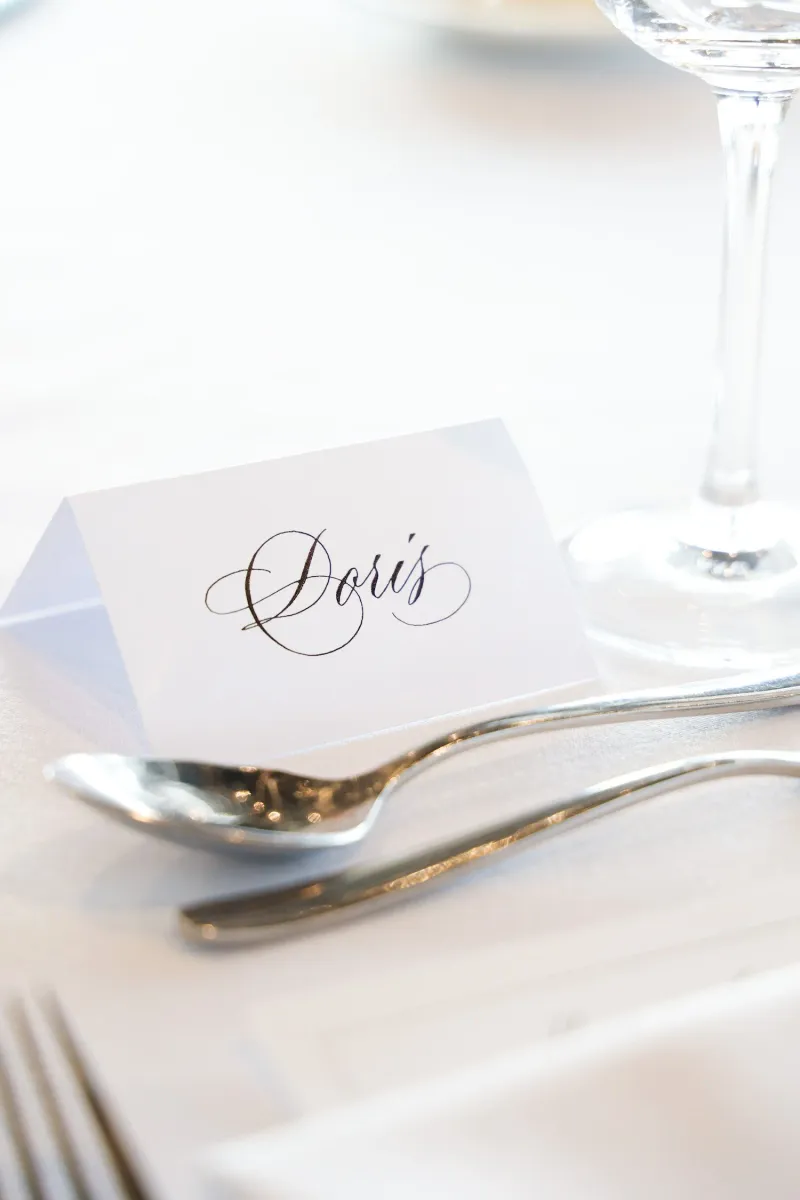 Lilac Script Calligraphy photo