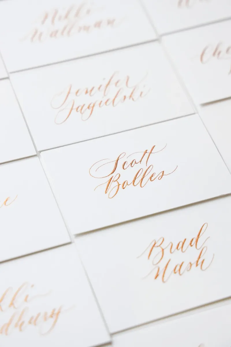Lilac Script Calligraphy photo